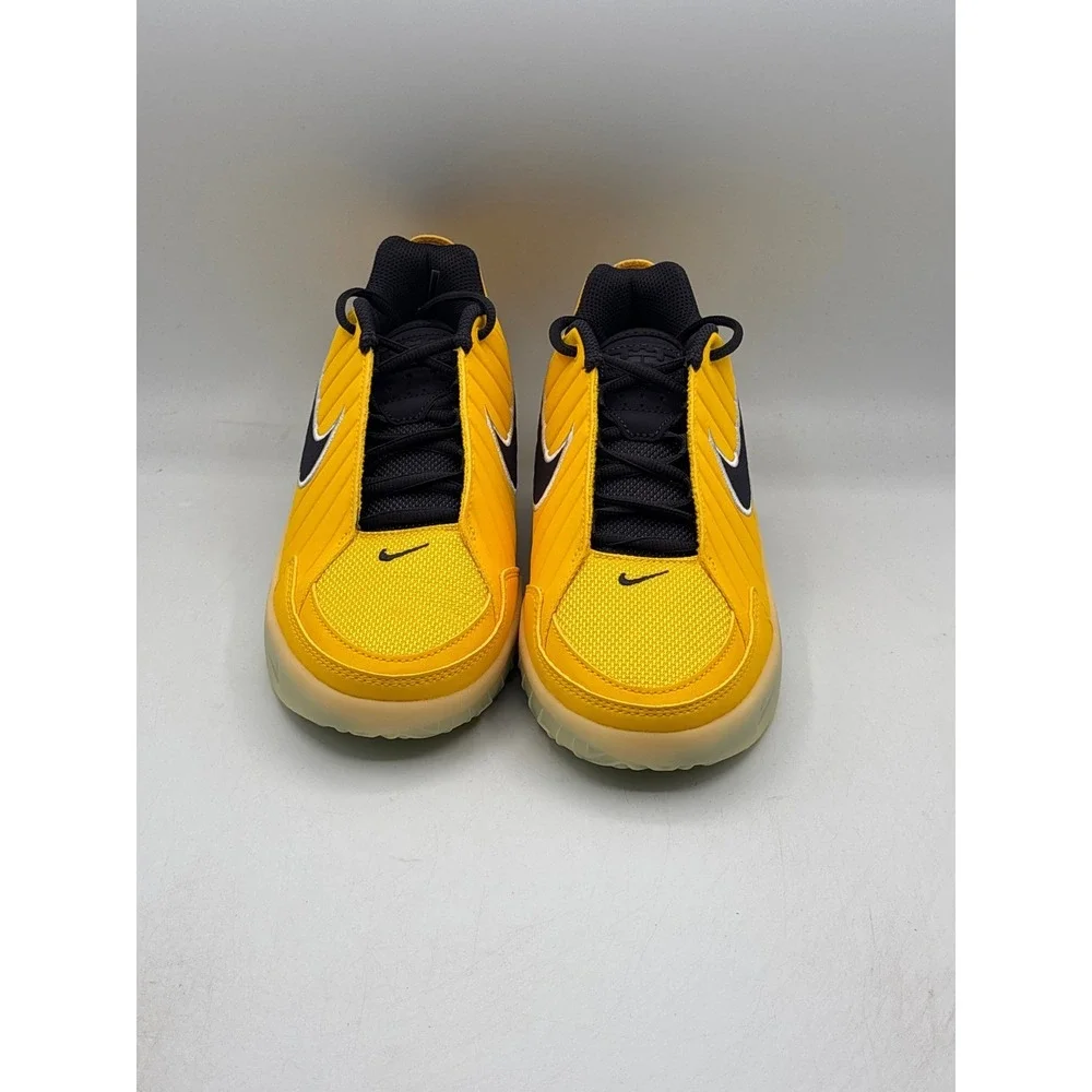 Nike LeBron Witness IX Shoes Kids Size 5Y Amarillo Cave Purple Basketball HV2270